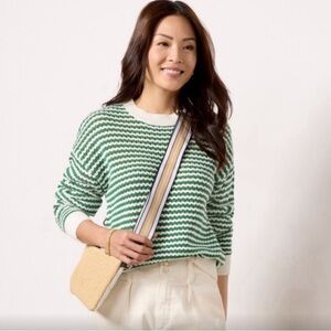 NWT Spiritual Gangster Stripe Sweater EVEREVE
